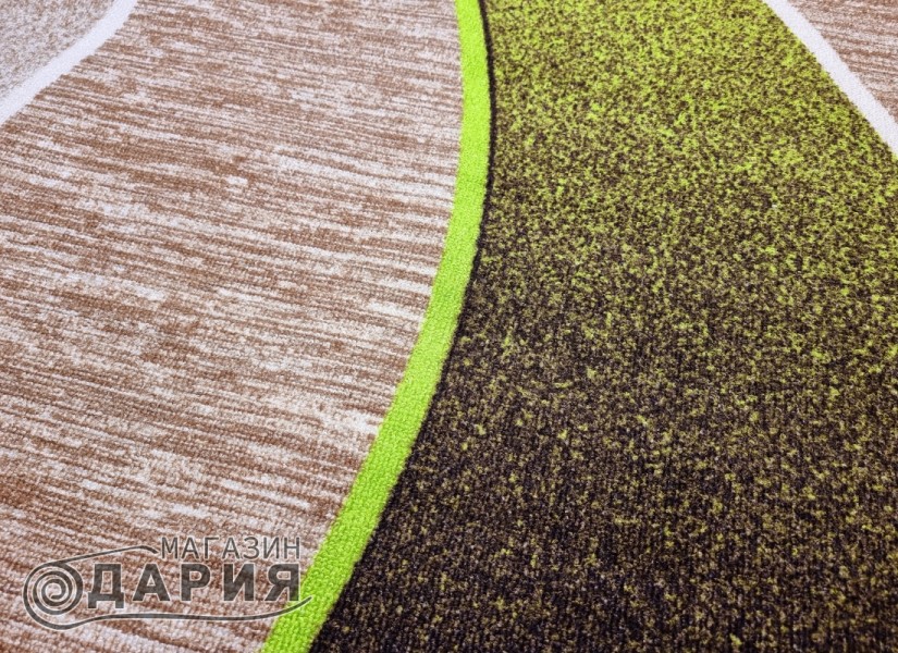 Мокетен килим ERIKA 8012 beige/green